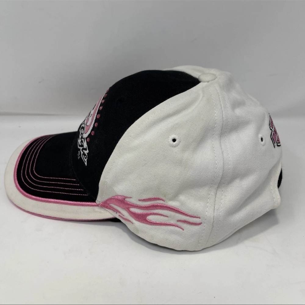 Harley Davidson Screaming Eagle Motorcycle Biker Hat Black Pink Breast Cancer - Picture 3 of 12